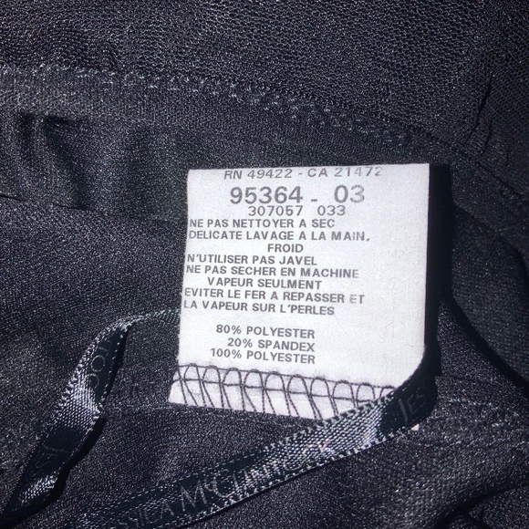 Scott McClintock lightweight pull on pants beaded scalloped hems Sz 4 - Picture 6 of 7